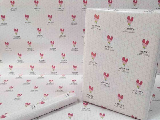 Logo Placing & Printing | 500  Gift Wrapping Papers