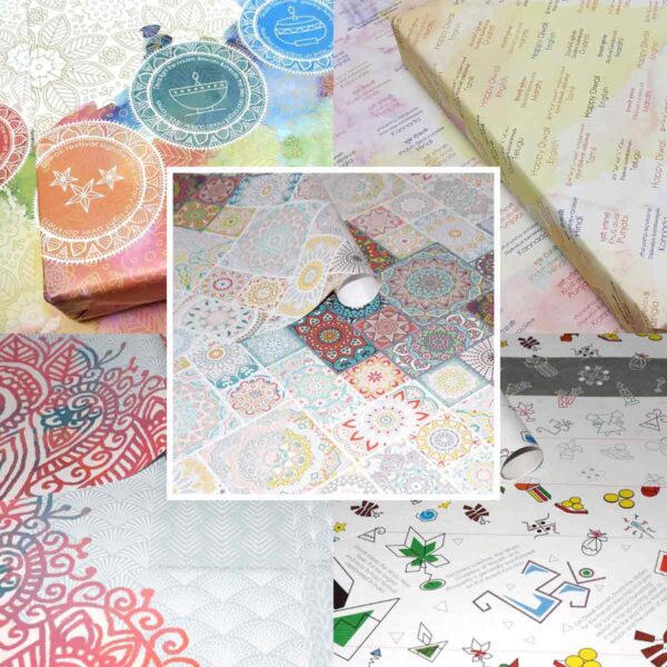 Diwali Bundle(06) for Festive Fun Designs | 25 Wraps : 5 Design