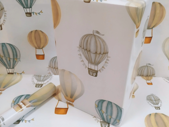 HOT AIR BALLOON | Personalised Design | 100 Wraps