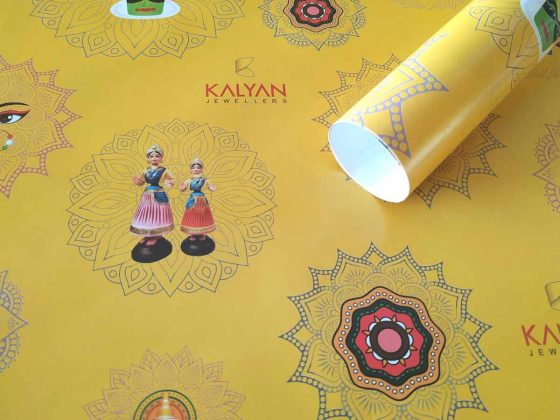 Navaratri Event 03 | Personal Design with Brand Logo | 1300 Large Sheets