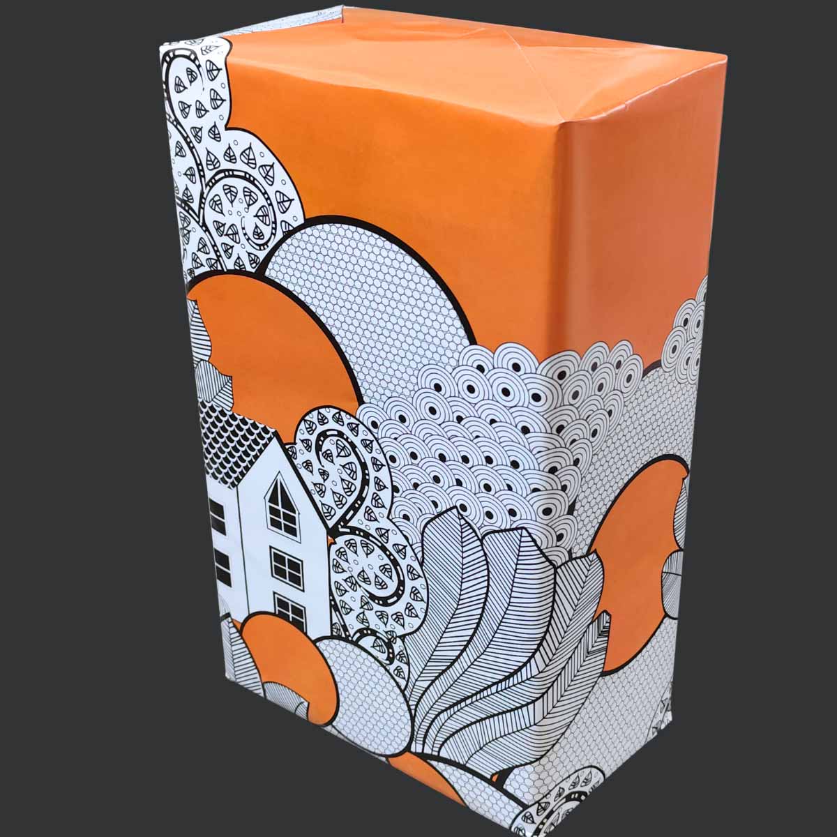 Festive Start of the Day with Calming Zen patterns  |  25 Wrap Paper roll - Image 3