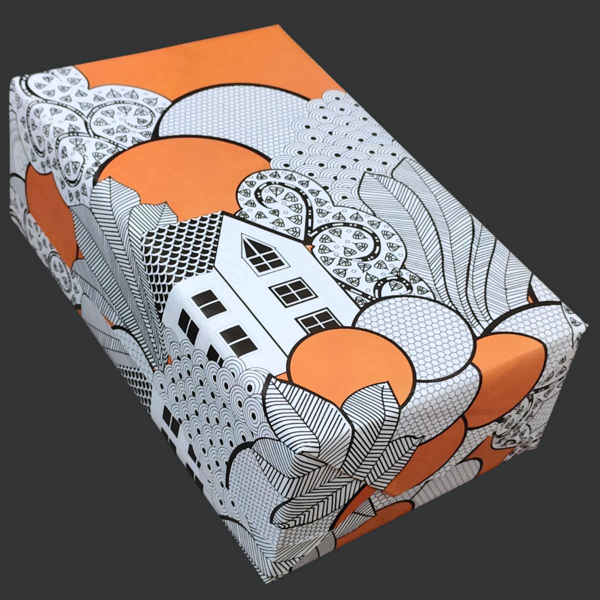 Festive Start of the Day with Calming Zen patterns  |  25 Wrap Paper roll - Image 6