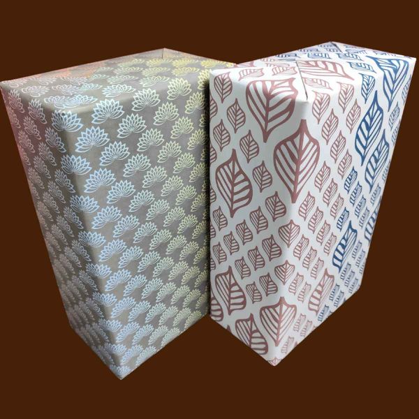 Forever Lotus with Sepal Dual tone | Pack of 20 Gift Wrapping Papers - Image 2