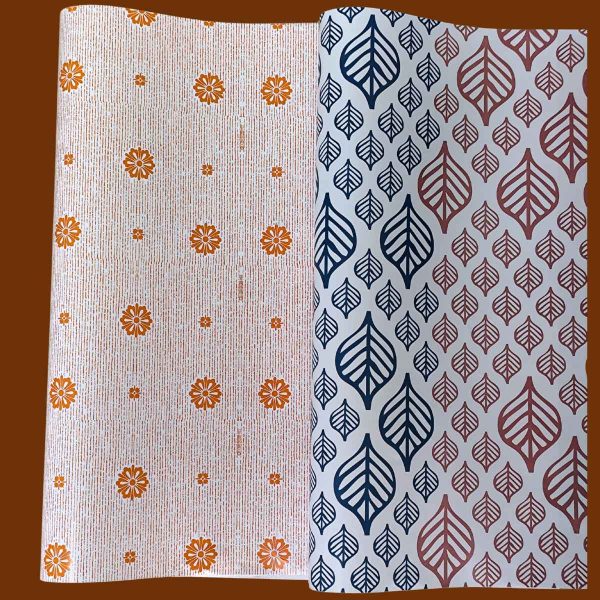 Sepal Dual tone with Marigold Classic | Pack of 20 Gift Wrapping Sheets for Gifting attitude - Image 3