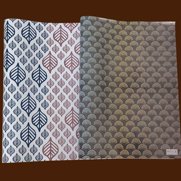 Forever Lotus with Sepal Dual tone | Pack of 20 Gift Wrapping Papers - Image 3
