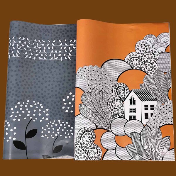 Chripy Birds with Festive Zenscapes | Pack of 20 Gift Wrapping Sheets - Image 3