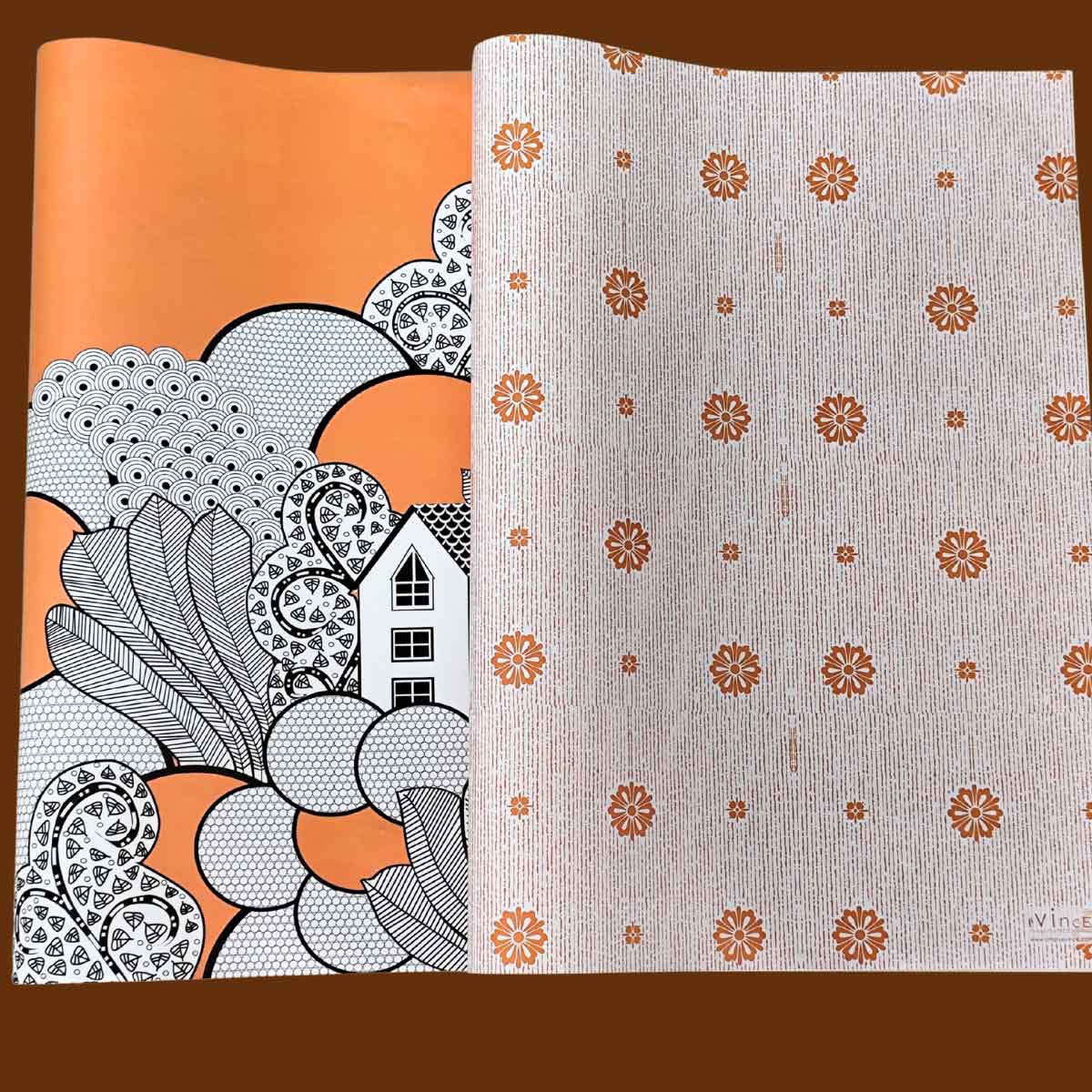 Classic Marigold with Zen festive morning | 20 Gift Wrapping Sheets to celebrate - Image 3