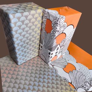 Calming Zen with Forever Soothing Lotus | Set of 20 Gift Wrapping Paper to celebrate