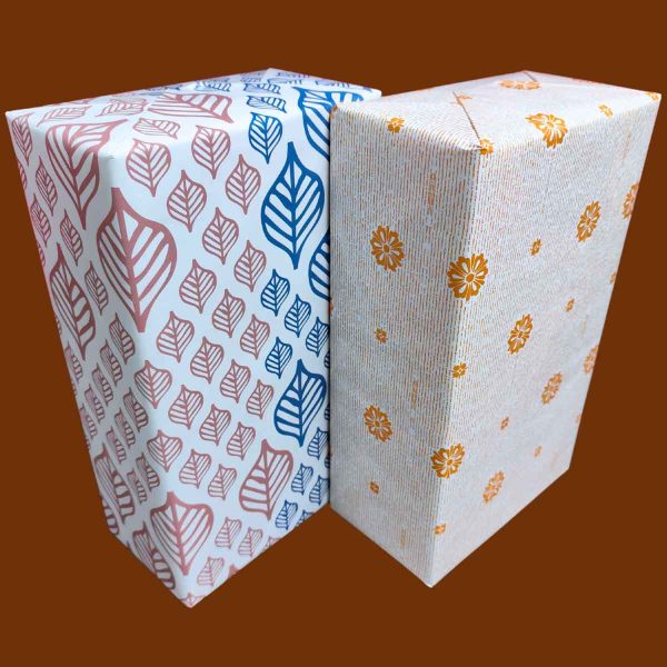 Sepal Dual tone with Marigold Classic | Pack of 20 Gift Wrapping Sheets for Gifting attitude - Image 2