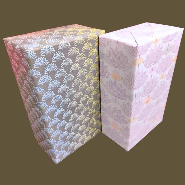 Festive Lotus with Forever Lotus | Festive designs | Set of 20 Wrapping Papers - Image 2