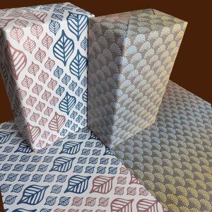 Forever Lotus with Sepal Dual tone | Pack of 20 Gift Wrapping Papers