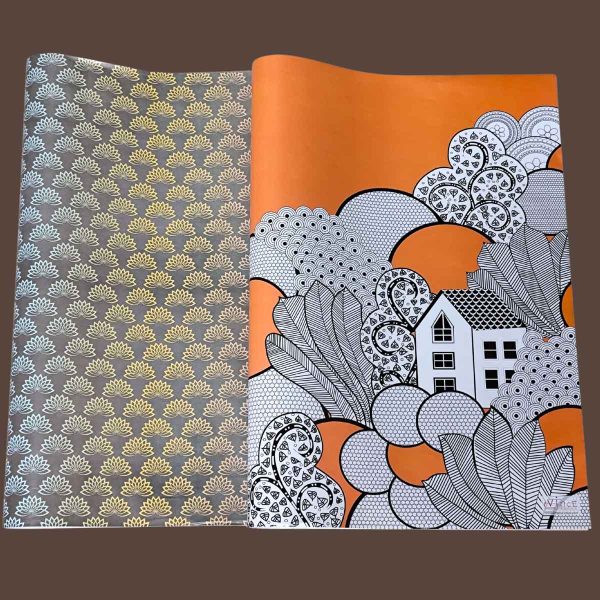 Calming Zen with Forever Soothing Lotus | Set of 20 Gift Wrapping Paper to celebrate - Image 3